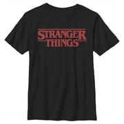 Netflix Boys Stranger Things Bold Logo Graphic T-Shirt