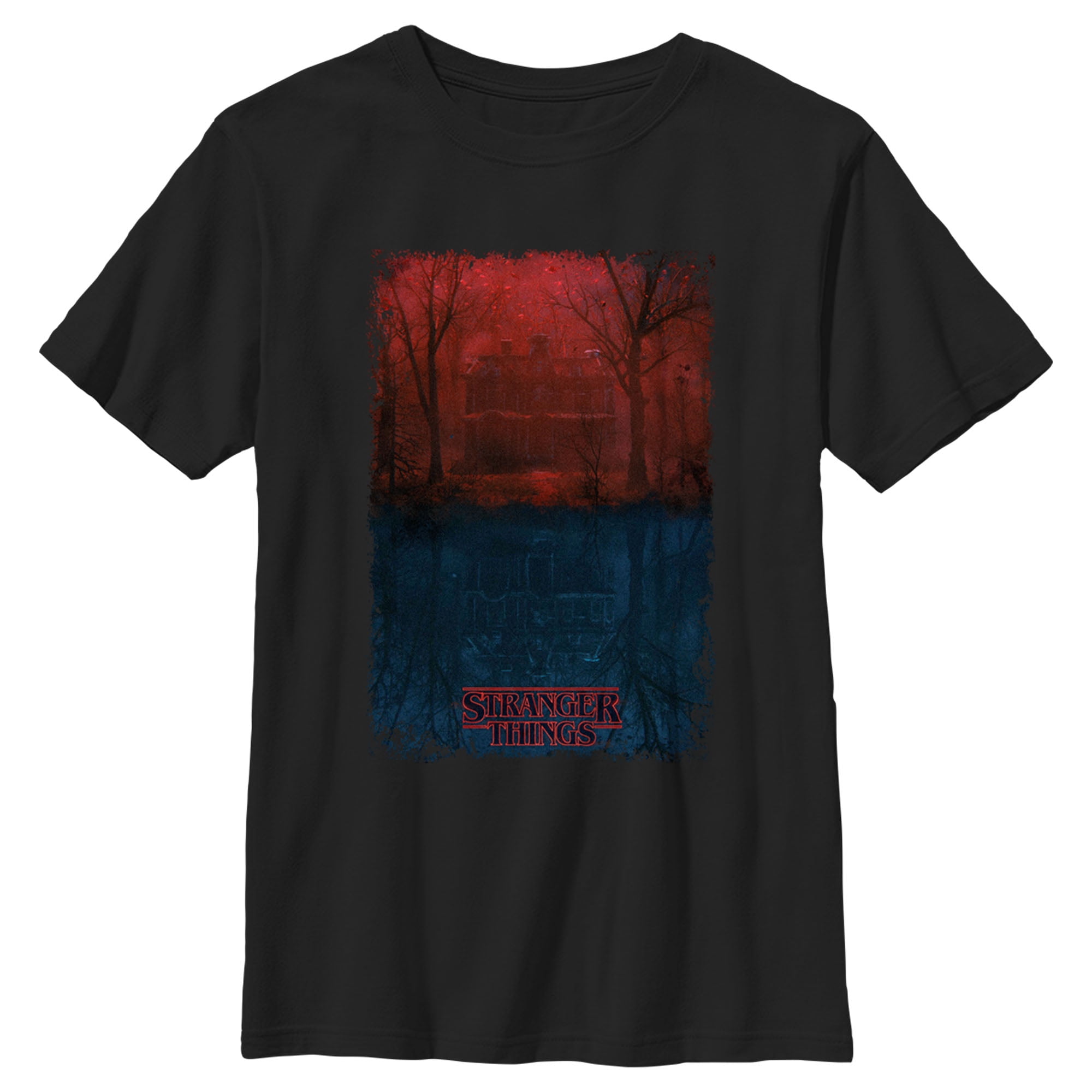 Boy's Stranger Things Creel Household in The Upside Down Graphic T