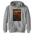 thumbnail image 1 of Netflix Boy's Stranger Things Four Friends Rift Apocalypse Poster Pull Over Hoodie Athletic Heather Medium, 1 of 4