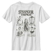 Netflix Boy's Stranger Things Group Shot Classes Graphic T-Shirt