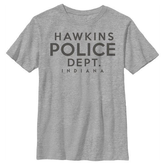 Netflix Boy's Stranger Things Hawkins Police Department Graphic T-Shirt