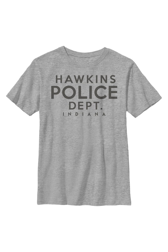 Netflix Boy's Stranger Things Hawkins Police Department Graphic T-Shirt