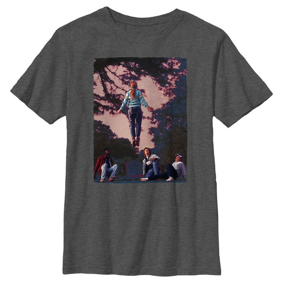 Netflix Boy's Stranger Things Running Up That Hill Graphic T-Shirt