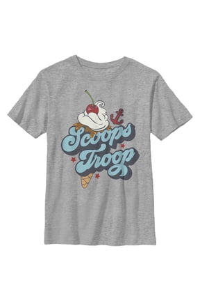 Netflix Boy's Stranger Things Scoops Troop Ice Graphic T-Shirt