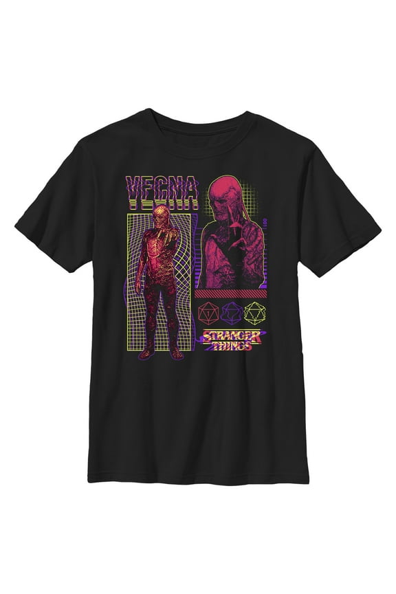 Netflix Boy's Stranger Things Vecna Evil Villain Graphic T-Shirt