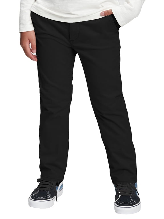Boy's Stretch Slim Fit School Uniform Chino Pants