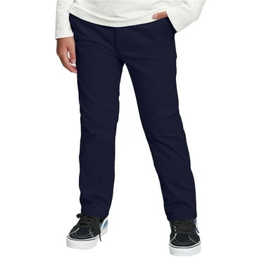 Boy's Stretch Slim Fit School Uniform Chino Pants