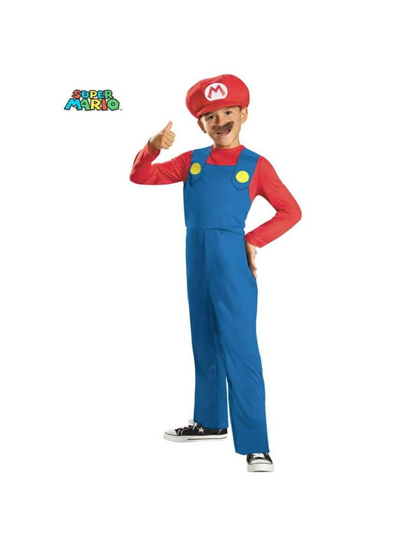 Boy's Super Mario Classic Child Halloween Costume
