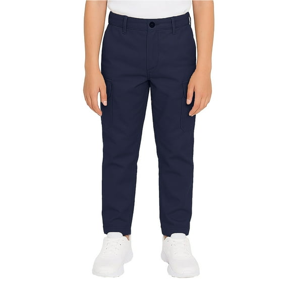 Boy’s Super Stretch Cotton Cargo Pants – Comfortable & Functional Fit