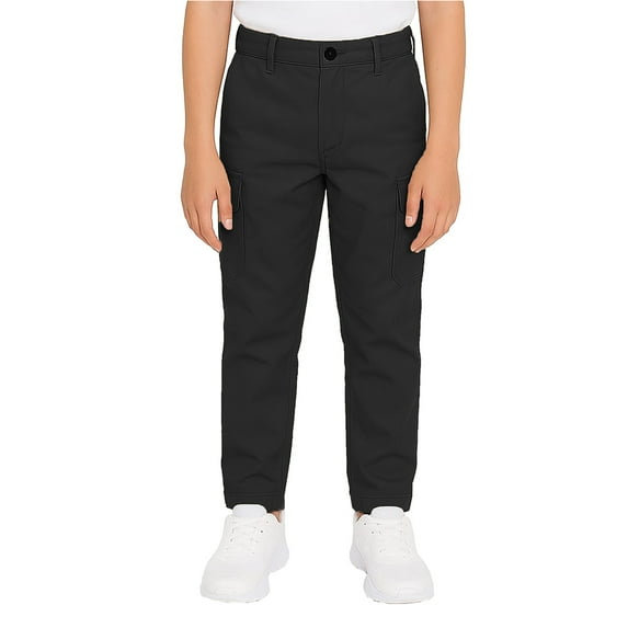 Boy’s Super Stretch Cotton Cargo Pants – Comfortable & Functional Fit