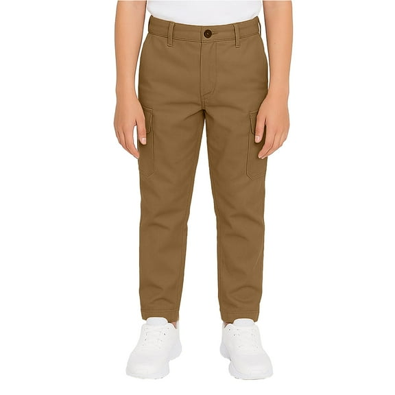 Boy’s Super Stretch Cotton Cargo Pants – Comfortable & Functional Fit
