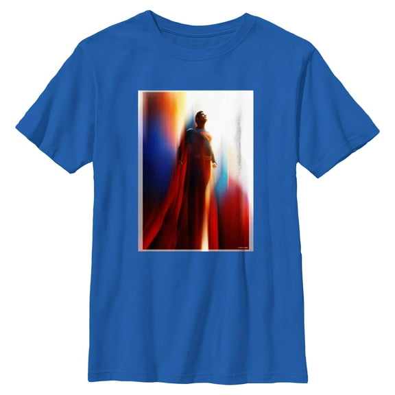 Boy's Superman Official Movie Poster  Graphic T-Shirt
