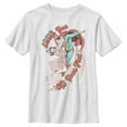 thumbnail image 1 of Boy's Superman Valentine's Day Sweep You Off Your Feet Graphic Tee White Medium, 1 of 4