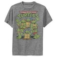 thumbnail image 1 of Boy's Teenage Mutant Ninja Turtles Best Friend Shot Performance Graphic Tee Charcoal Heather X Large, 1 of 4