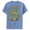 thumbnail image 1 of Boy's Teenage Mutant Ninja Turtles Best Friend Shot  Performance Graphic Tee Royal Blue Heather Small, 1 of 4