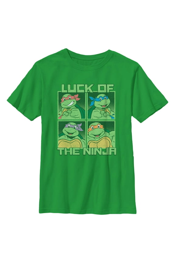 Boy's Teenage Mutant Ninja Turtles Luck Of The Ninja Graphic T-Shirt