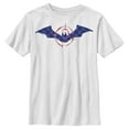 thumbnail image 1 of Boy's The Batman In Riddler Sight  Graphic Tee White Large, 1 of 4