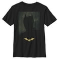thumbnail image 1 of Boy's The Batman Silhouette Portrait  Graphic Tee Black Medium, 1 of 5