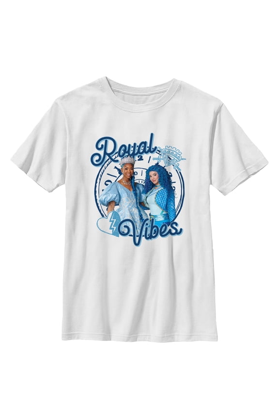 Boy's The Descendants Cinderella and Chloe Royal Vibes Graphic T-Shirt