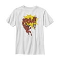 thumbnail image 1 of Boy's The Fairly OddParents Adventures of Crimson Chin & Cleft Boy Chin Wonder  Graphic Tee White Large, 1 of 4