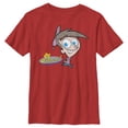 thumbnail image 1 of Boy's The Fairly OddParents Timmy Turner Classic Logo  Graphic Tee Red Medium, 1 of 4