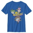 thumbnail image 1 of Boy's The Fairly OddParents Timmy Turner and Fairy Godparents Graphic Tee Royal Blue X Large, 1 of 5
