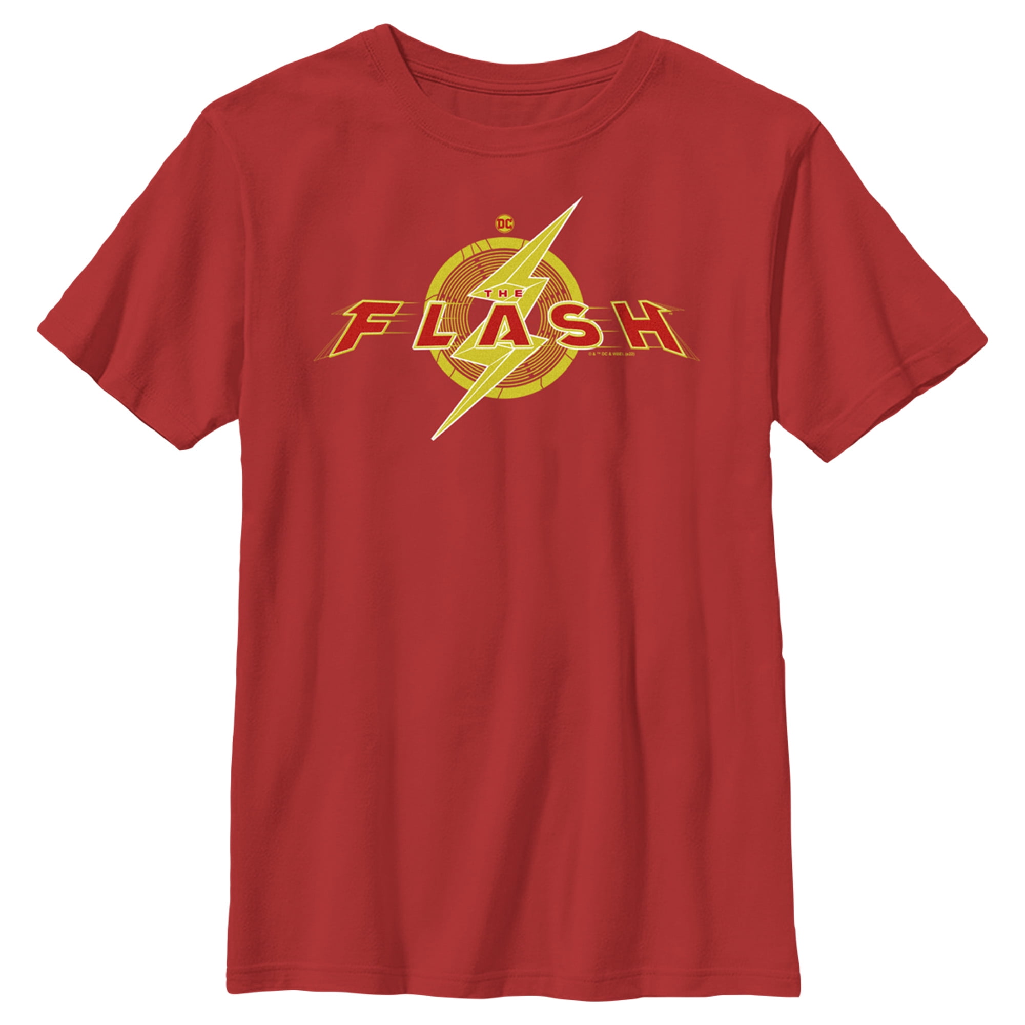 Boy's The Flash Animated Logo Graphic Tee Red Large - Walmart.com