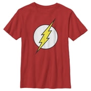 Boys The Flash Classic Logo Graphic Tee Red Small