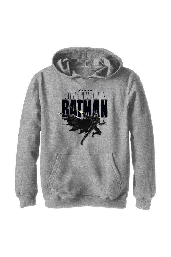 Boy's The Flash Hero of the Night  Pull Over Hoodie Athletic Heather Medium