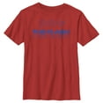 thumbnail image 1 of Boy's The Flash Heroes Classic Blue Emblems Graphic Tee Red Small, 1 of 4