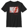 thumbnail image 1 of Boy's The Flash Saving the Future and the Past Lighting Bolt Graphic Tee Black Large, 1 of 5