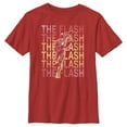 thumbnail image 1 of Boy's The Flash Speedster Stacked Logo Graphic Tee Red Medium, 1 of 4