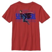 Boys The Flash Supergirl Sky Flight Graphic Tee Red X Large