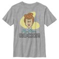 thumbnail image 1 of Boy's The Flintstones My Mom Rocks Graphic Tee Athletic Heather Large, 1 of 5