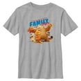 thumbnail image 1 of Boy's The Garfield Movie Family Style  Graphic Tee Athletic Heather Medium, 1 of 5