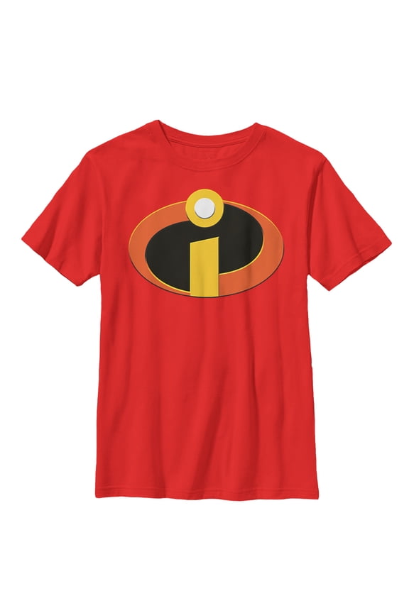 Boy's The Incredibles Classic Logo Graphic Tee Red Small