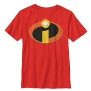 Boys The Incredibles Classic Logo Graphic Tee Red Small