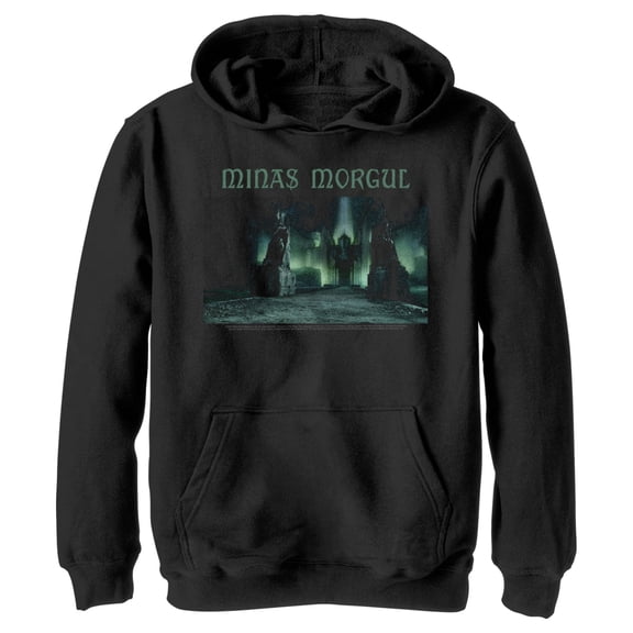 Boy's The Lord of the Rings Fellowship of the Ring Minas Morgul  Pull Over Hoodie Black Medium