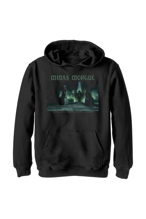 Boy's The Lord of the Rings Fellowship of the Ring Minas Morgul Pull Over Hoodie Black Medium