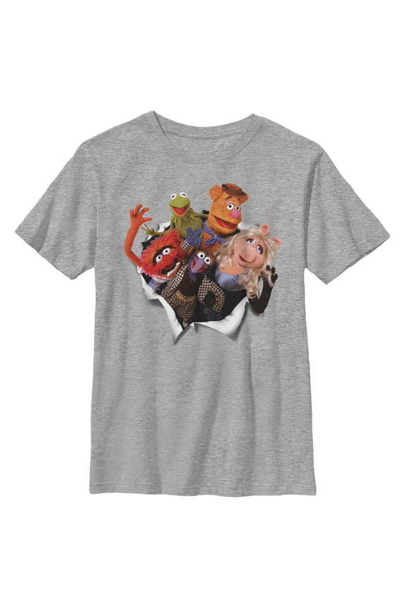 Boy's The Muppets Breakout Graphic Tee Athletic Heather Small