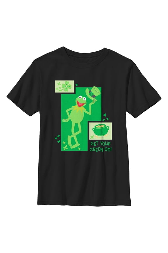 Boy's The Muppets Get Your Kermit On Graphic T-Shirt