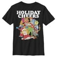 thumbnail image 1 of Boy's The Muppets Holiday Cheers  Graphic Tee Black X Large, 1 of 5