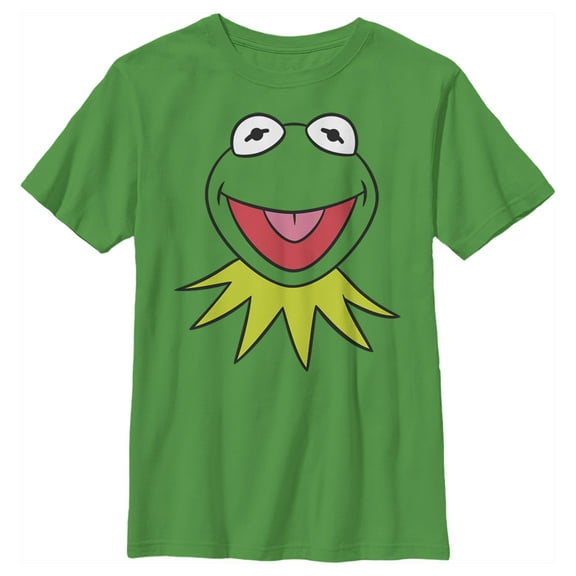 Boy's The Muppets Kermit Costume Tee Graphic Tee Kelly Green Large