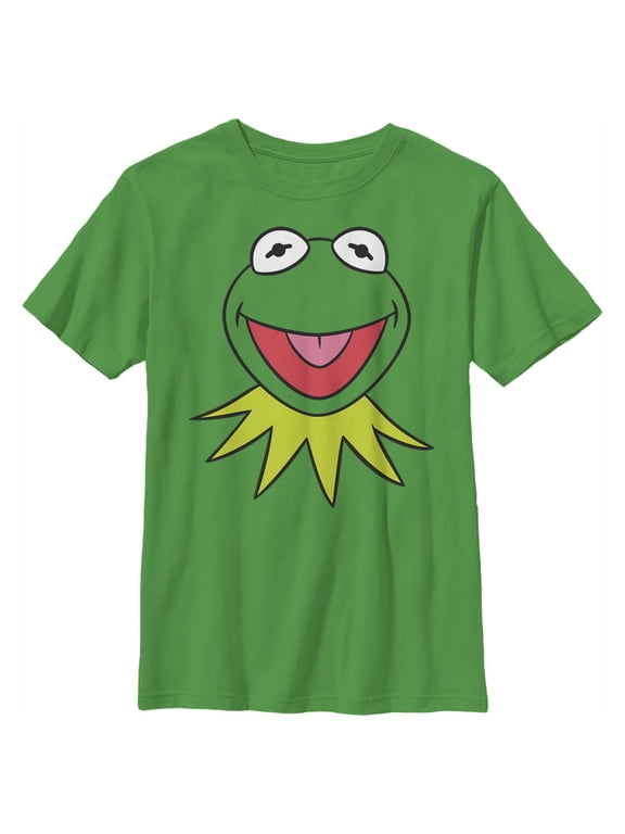 Boy's The Muppets Kermit Costume Tee Graphic Tee Kelly Green Large