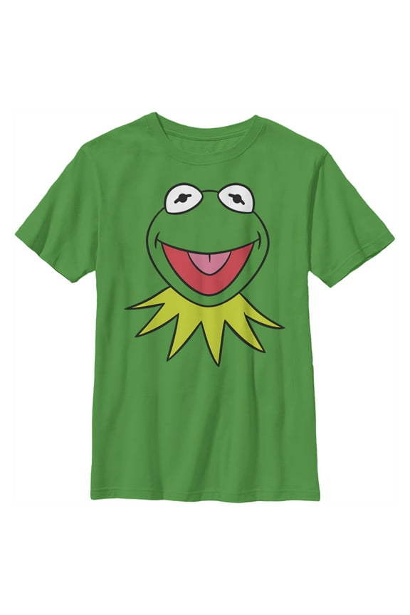 Boy's The Muppets Kermit Costume Tee Graphic Tee Kelly Green Large