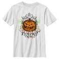 thumbnail image 1 of Boy's The Nightmare Before Christmas All Hail the Pumpkin King  Graphic Tee White Small, 1 of 4