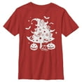 thumbnail image 1 of Boy's The Nightmare Before Christmas Character Christmas Tree Graphic Tee Red Small, 1 of 4