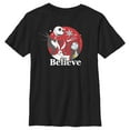 thumbnail image 1 of Boy's The Nightmare Before Christmas Christmas Believe Jack and Sally  Graphic Tee Black Large, 1 of 5