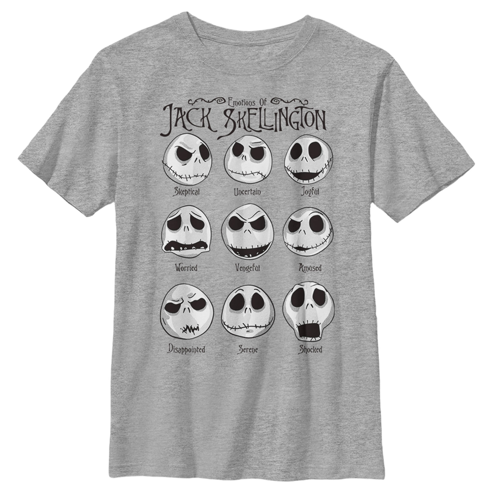 T-shirt Tee Fury - Motif Jack Skellington Et Les Minions - Gris Charbon - Taille L Femme - Occasion Très Bon état
