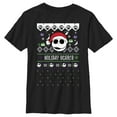 thumbnail image 1 of Boy's The Nightmare Before Christmas Holiday Scares Jack Face  Graphic Tee Black Medium, 1 of 5